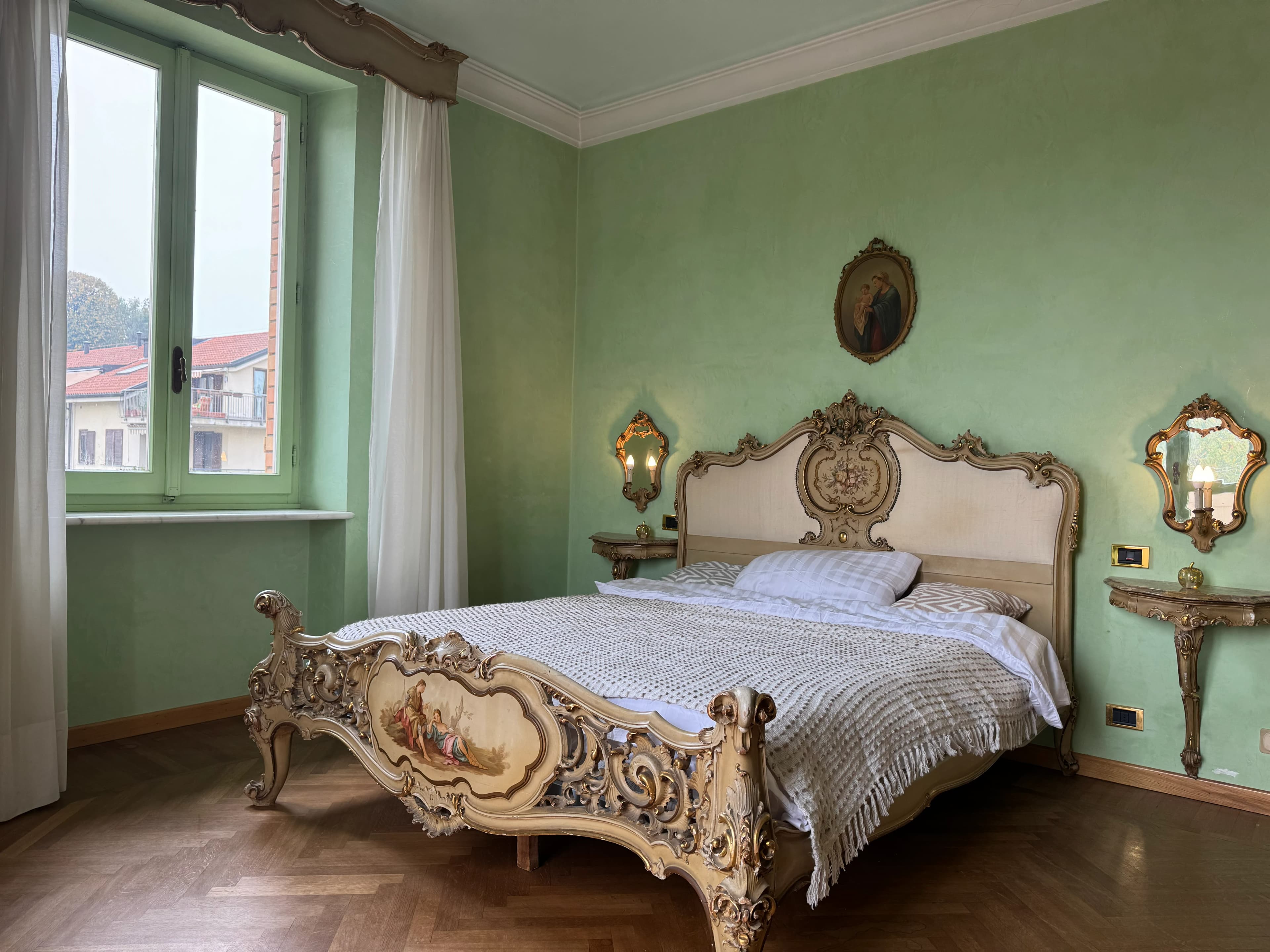 Interno luminoso e accogliente di Villa Dorotea